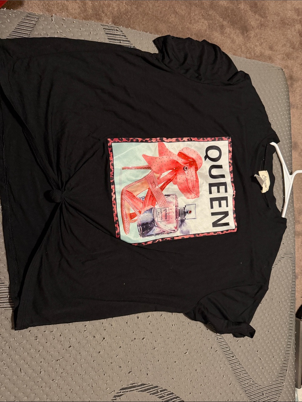 QUEEN Graphic Black womensT‑Shirt